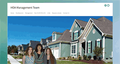 Desktop Screenshot of hoamanagementteam.com